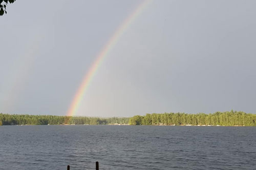 Rainbow over the Lake